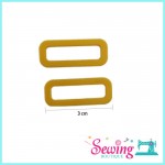 RING - SQUARE SHAPE-PLASTIC-30MM SUN16